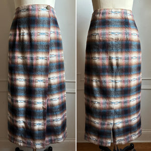 Vintage South West Wrap Maxi Skirt