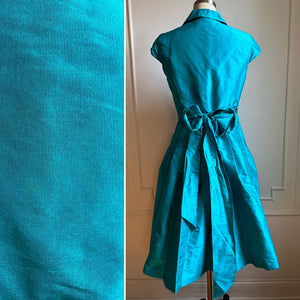 Jones New York Blue 100% Pleated Dress