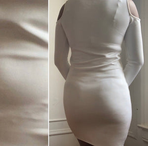 Topshop Boutique White BodyCon Cutout Mini Dress