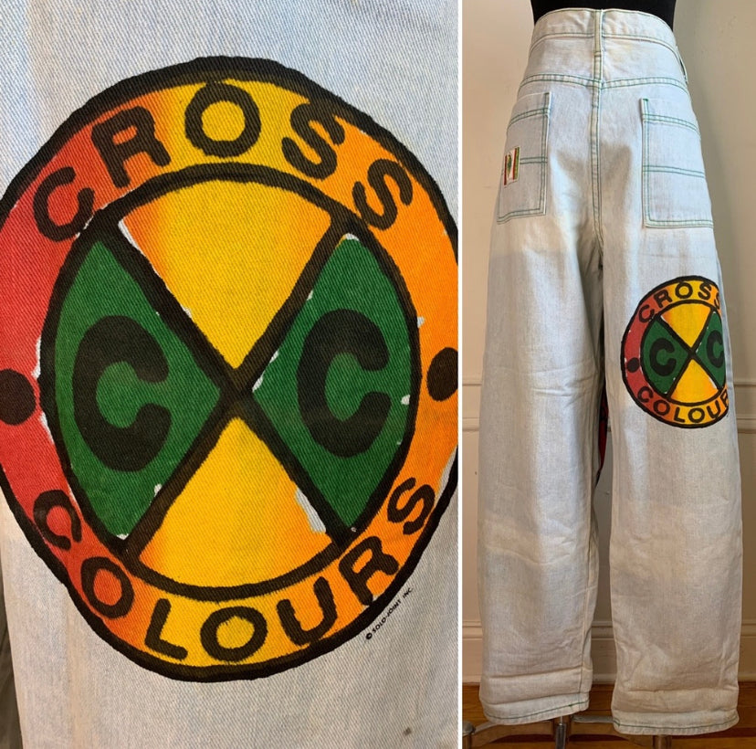 Vintage 90s Cross Colours Denim Jeans – It's Not About You Clothing