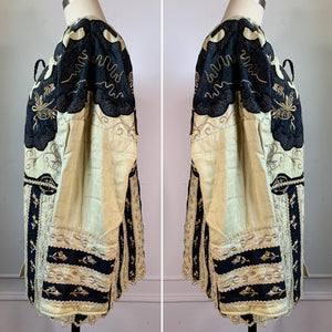Vintage 100% Silk Embroidered Jacket