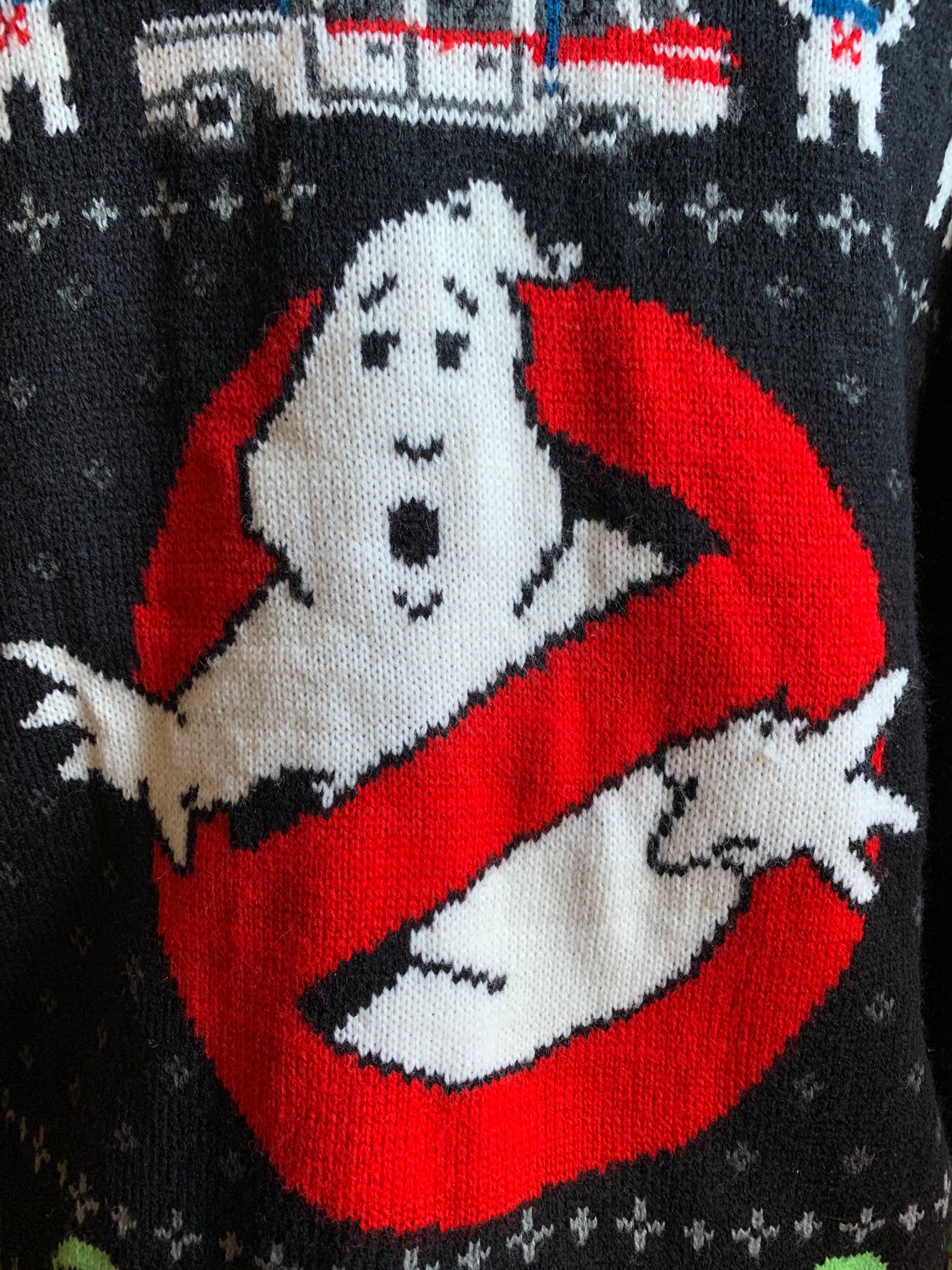 Ghostbusters Knit Cardigan Sweater
